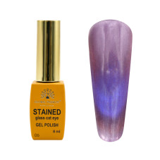 Stained glass cat eyes
