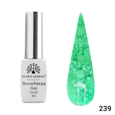 Snowflakes Gel Polish