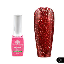 Гель лак Red Flush Disco