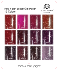 Гель лак Red Flush Disco