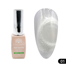 Гель лак кошачий глаз Rose Sparkle