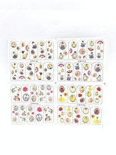Water stickers, middle sheet